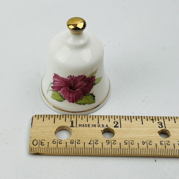 Danbury Mint Hawaii Hibiscus Official State‎ Flower Bell Collection - Picture 4 of 5